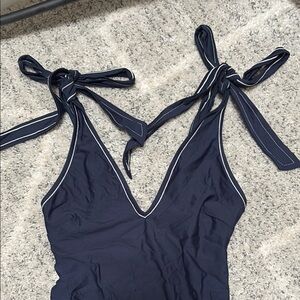 J.Crew Size 0 - Navy One-Piece Swimsuit-never worn